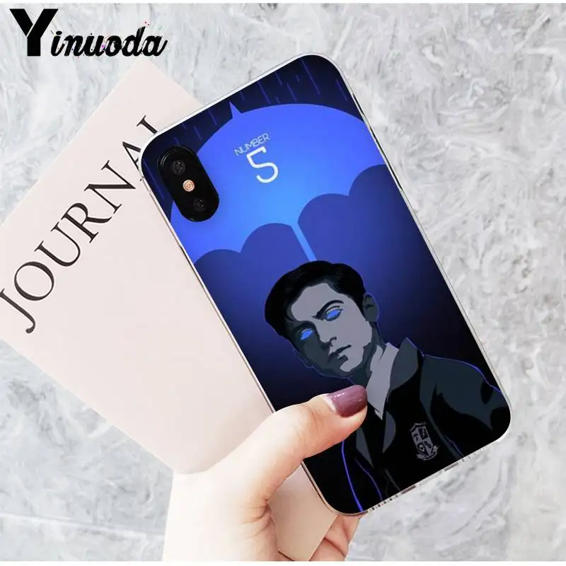 Yinuoda новый тв зонт академия тпу мягкий силиконовый чехол для телефона iPhone 8 7 6 6S Plus