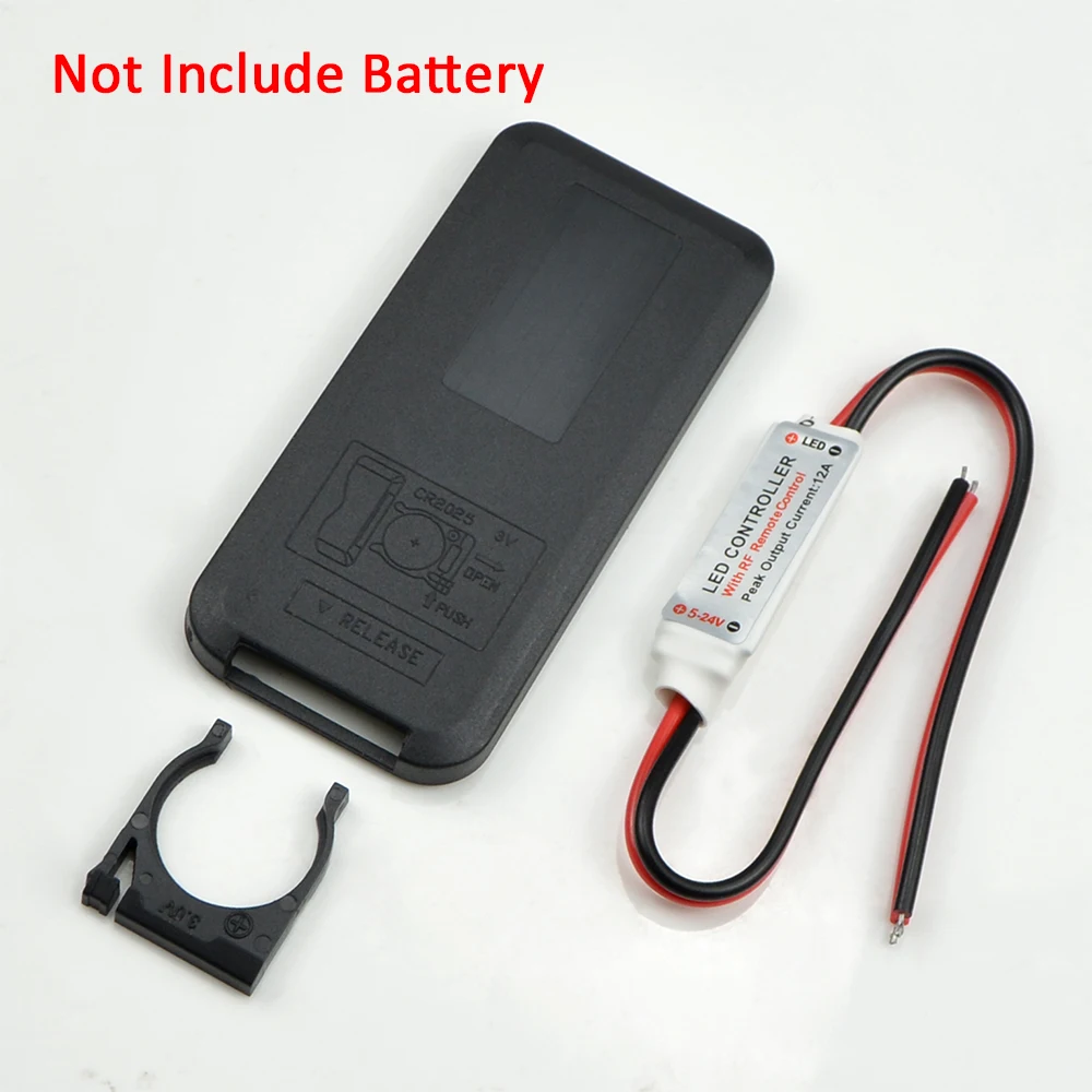 1 шт. мини Беспроводной RF одноцветный светодиодный диммер постоянного тока 5В 12В