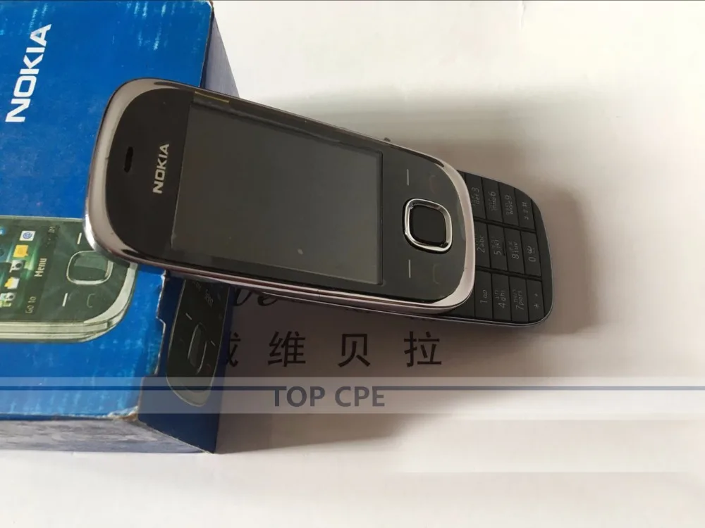 7230 разблокированный Nokia 7230 3.2MP Bluetooth FM JAVA MP3 Английский Русский Иврит арабский клавиатура Сотовый телефон мобильный телефон