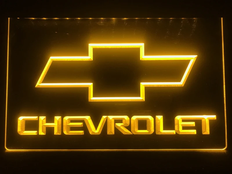 D032 CHEVROLET светодиодный неоновый светильник знак