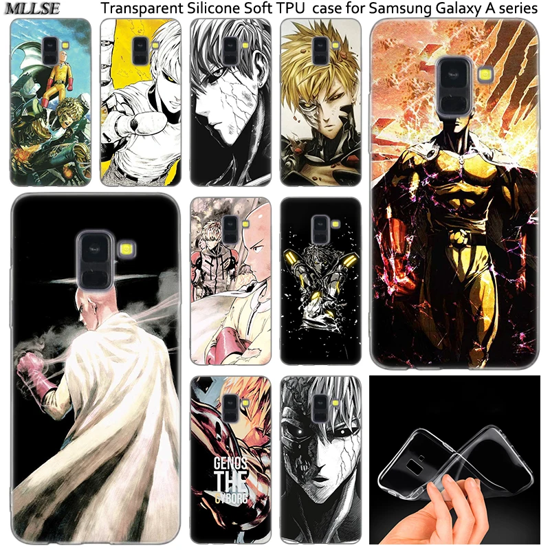 Горячая Аниме Bleach One Punch Man силиконовый чехол для Samsung Galaxy A50 A30 A10 A40 A6 A8 плюс A20 E A5 A7