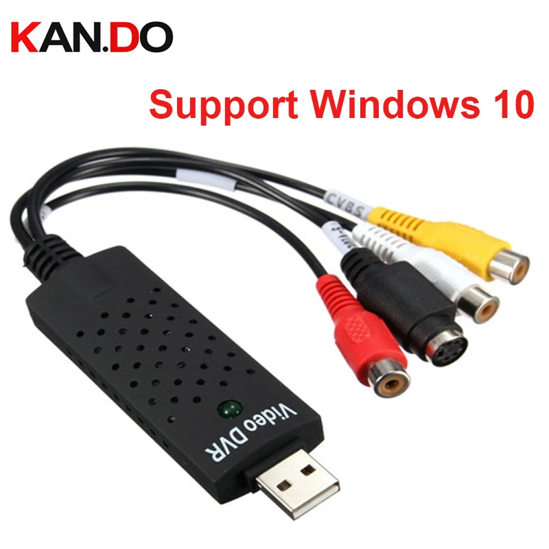 Поддержка Windows 10 USB DVR видеозахват usb адаптер для изменения видео на дисплей ПК