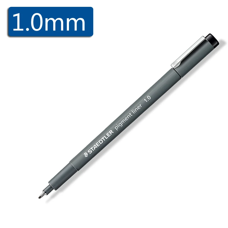 2 шт. Staedtler 308 пигмент ручка-лайнер для рисования Ручка иглы пера гелевая ручка 0,05 0,1 0,2 0,3 0,4 0,5 0,6 0,7 0,8 1,0 1,2 мм - Цвет: 10  2 pcs