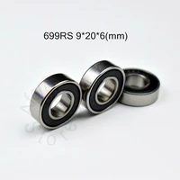 699rs 9206mm 10pieces bearing free shipping abec 5 bearings 10pcs rubber sealed bearing 699 699rs chrome steel bearing