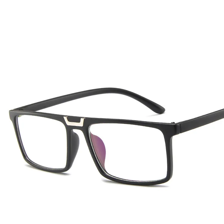 Суперкрутые квадратные очки мужские деловые ультралегкие оптические в оправе