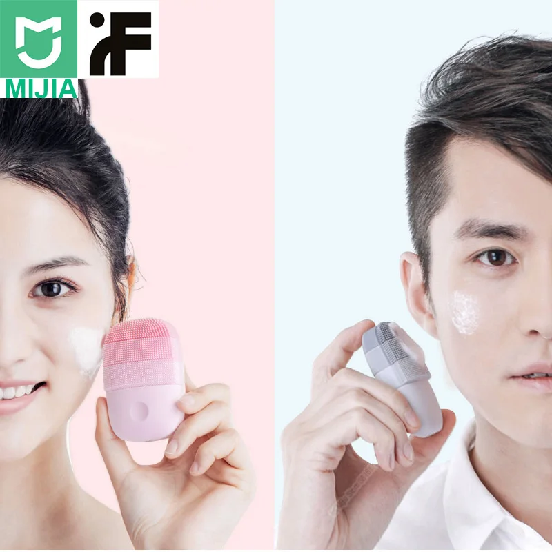 Xiaomi inFace электрическая глубокая Чистящая Щетка массажная Соник для мытья лица IPX7 водостойкое Силиконовое очищающее средство для лица Уход за кожей