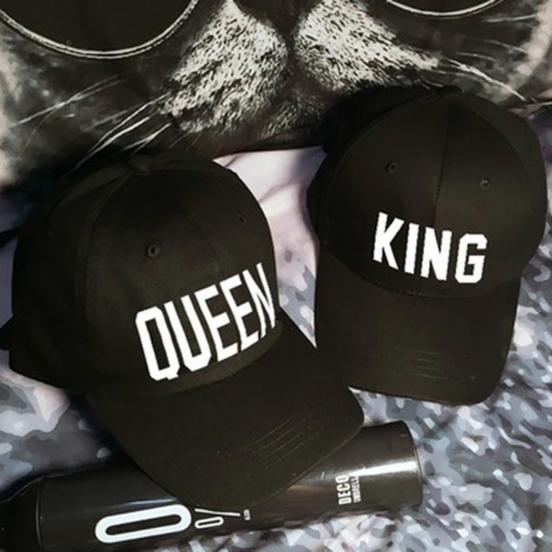 Кепка KING QUEEN новая модная бейсболка в стиле хип хоп парусиновая с буквенным