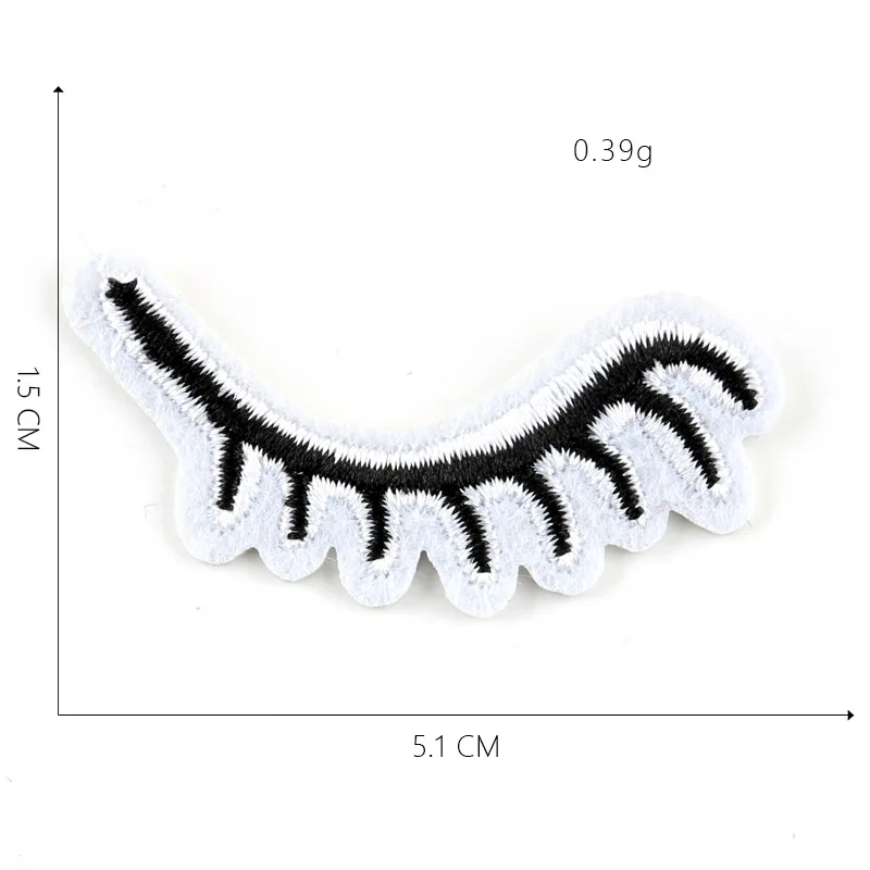 1-PCS-BB-326 Кровотечение глазного яблока патч мультфильм глаза патч мультфильм железные на патчи Дети DIY милые шитье пальцев вышитые патчи для одежды - Цвет: 1-PCS-BB-326