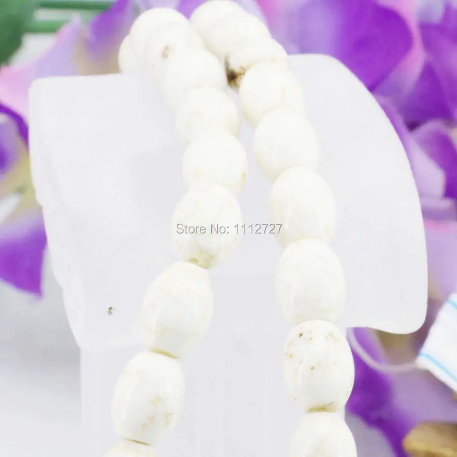 Аксессуары 8x10 мм белые турецкие бусины сделай сам Свободный Камень ковш для риса