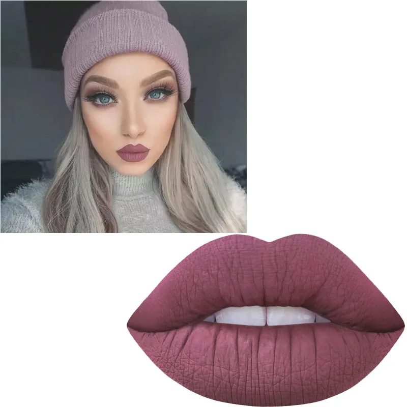 Металлическая помада MISS ROSE Макияж для губ блеск Водонепроницаемый увлажняющая