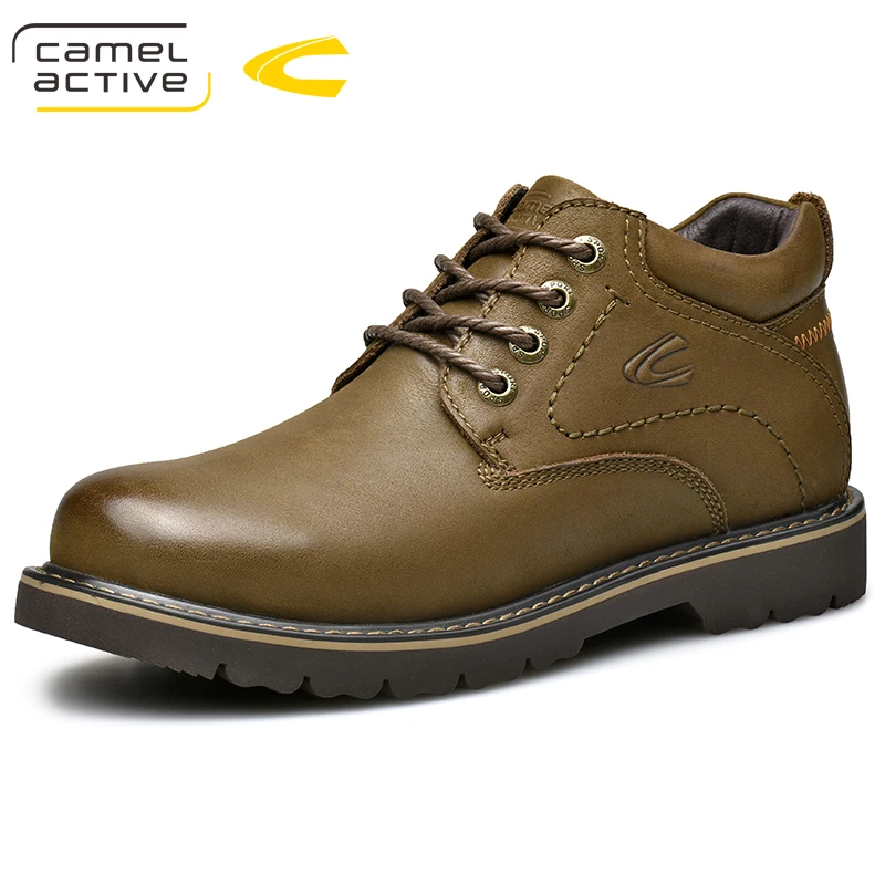 Новинка мужские зимние ботинки Camel Active модные удобные амортизирующие ковбойские