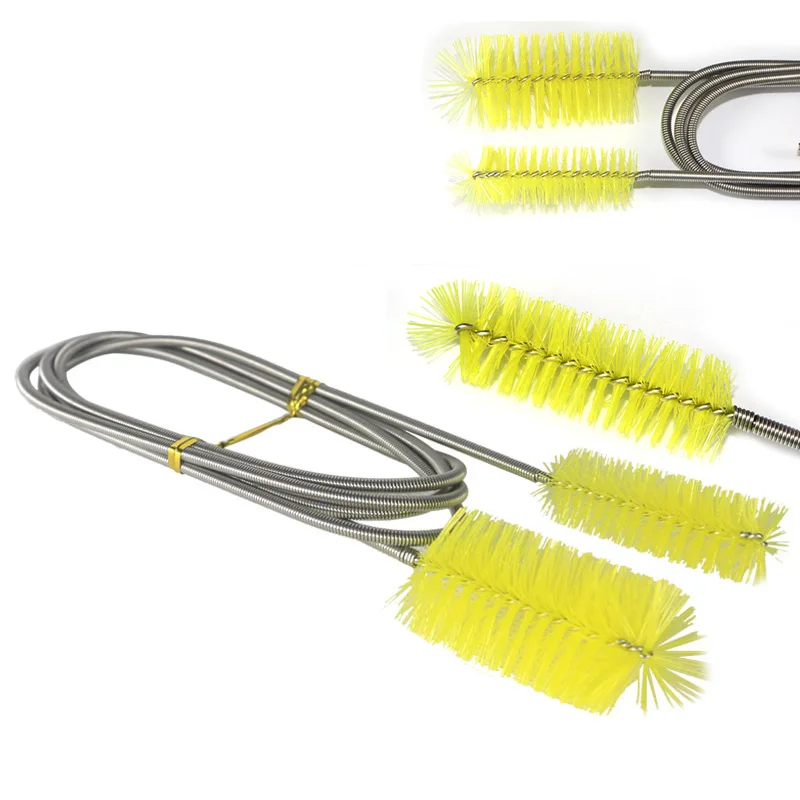 Гибкий двухсторонний инструмент для очистки шланга аквариума|washing tools|cleaning brushbrush