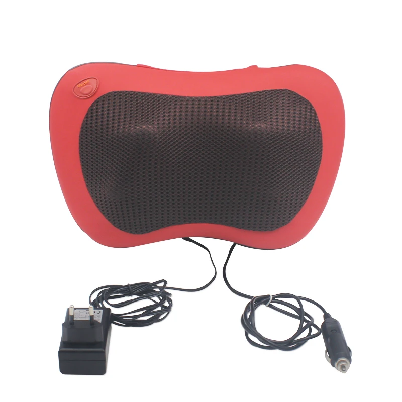 BYRIVER Gift Portable Infrared Roller Heat Kneading Shiatsu Massage Pillow Car Home Use Device Neck Massager |
