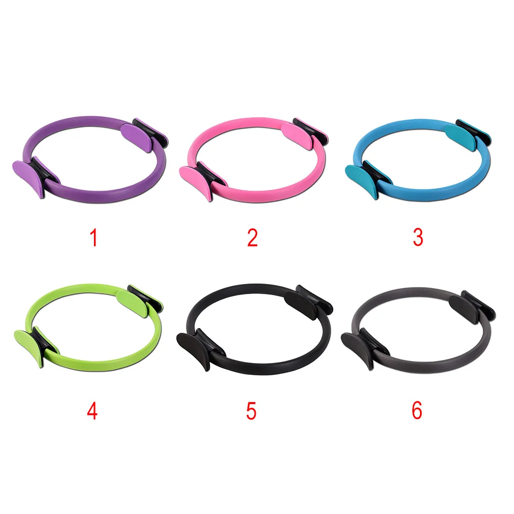 Dual Grip Pilates Circle Yoga Wheel Gymnastic Ring Gym Workout Back Training Tool Home Slimming Fitness Equipment | Спорт и