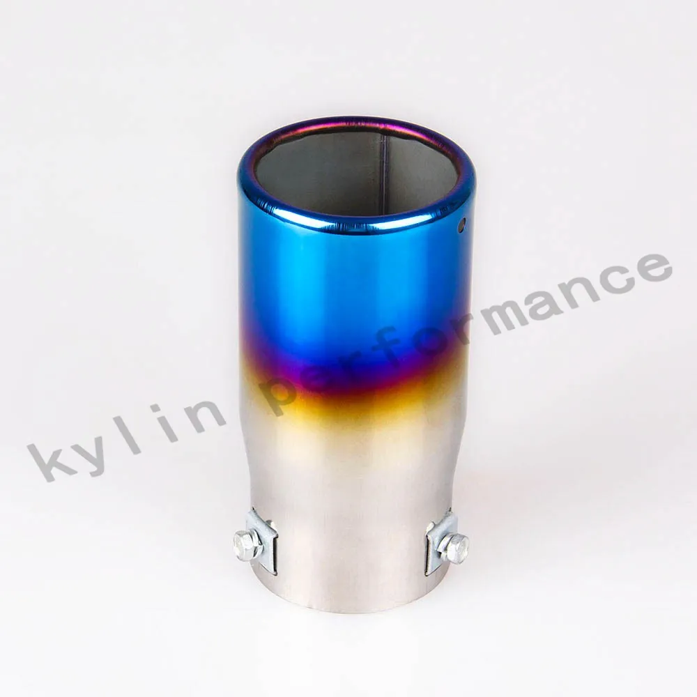 Выхлопная труба из нержавеющей стали для автомобиля хромированная круглая