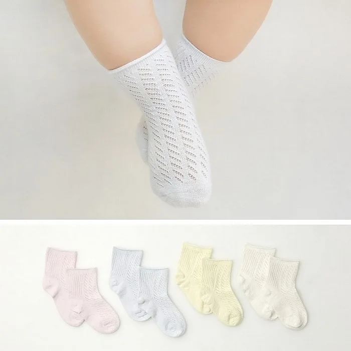 2021 новые летние детские Супер тонкий хлопок переносить носки Сетчатый верх с