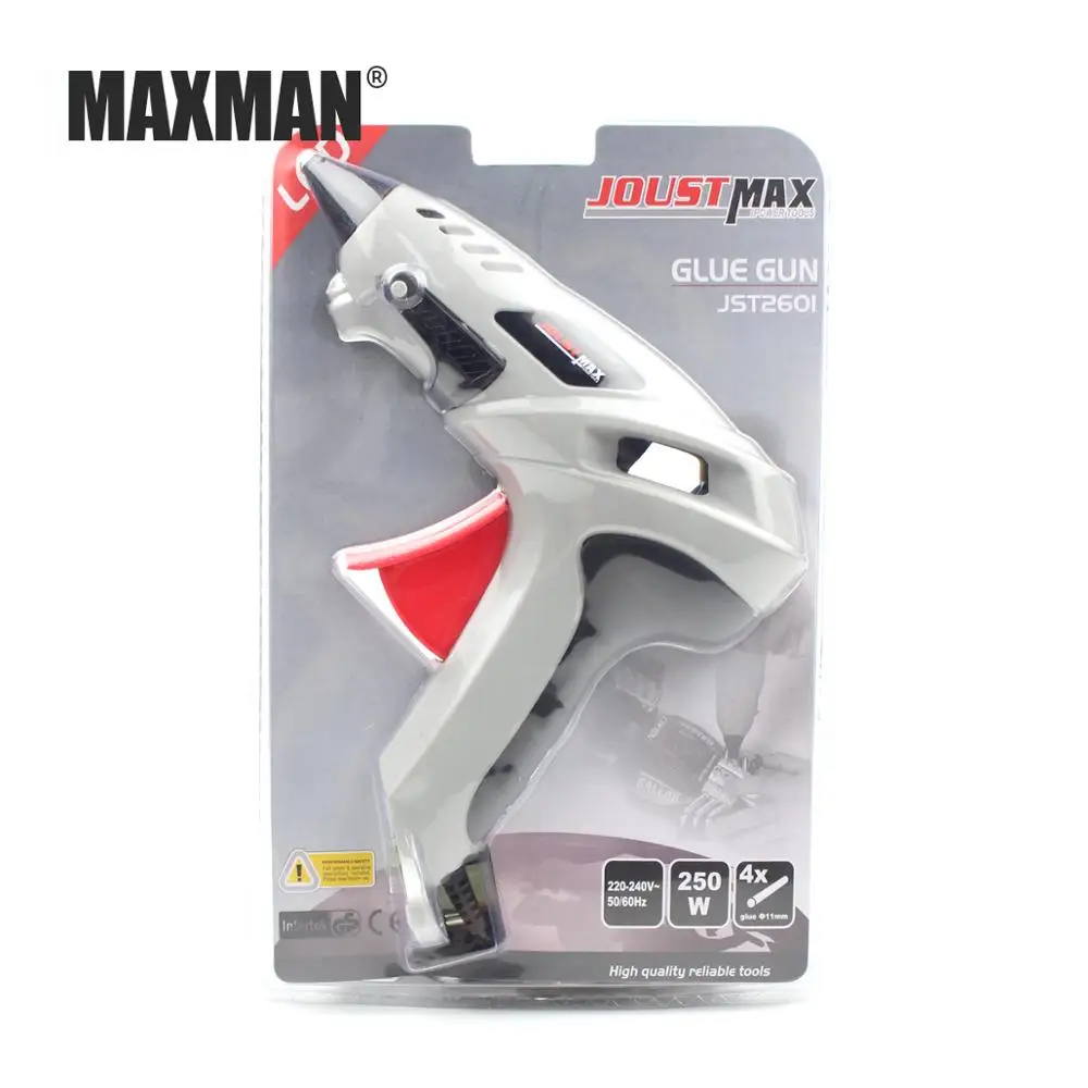 MAXMAN 250 Вт термоплавкий клеевой пистолет Профессиональный С палкой 10 см