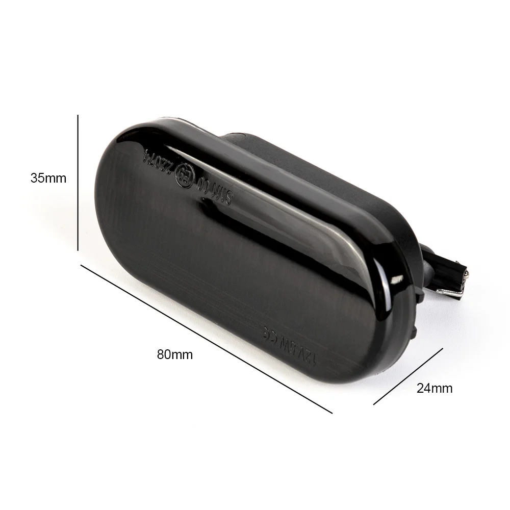 2 шт. светодиодный динамический боковой маркер указатель поворота светильник