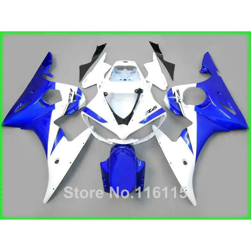 MOTOMARTS Лидер продаж! Комплект обтекателей из АБС-пластика для YAMAHA R6 2003 2004 2005 синий
