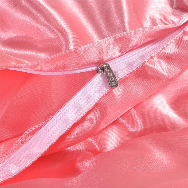 Европейский Серый пододеяльник 100% полиэстер на молнии летний кондиционер