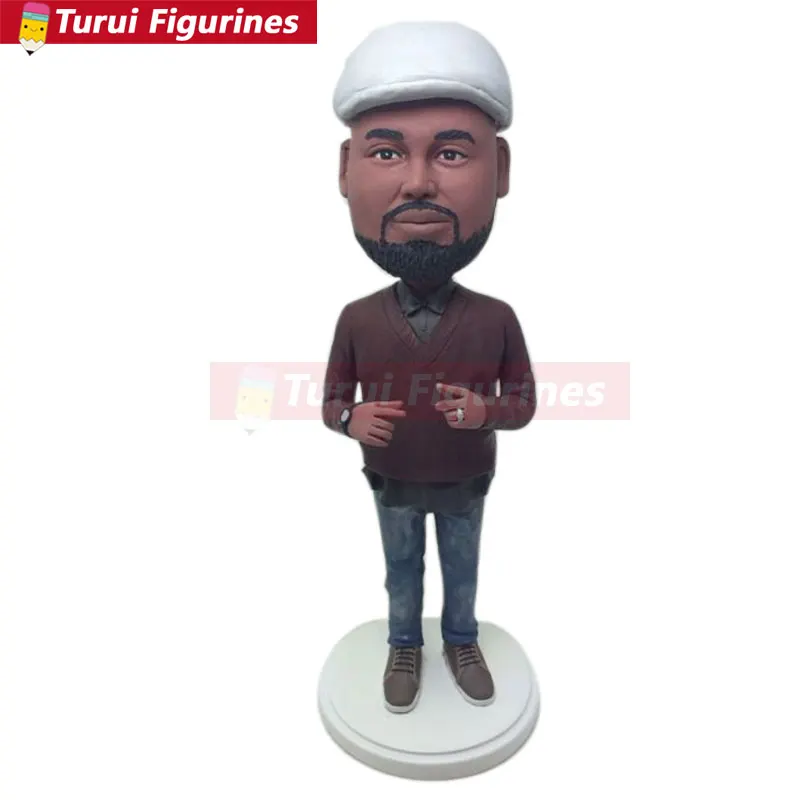 Оригинальные фигурки в виде головы поплавка с песком и морским пляжем полностью