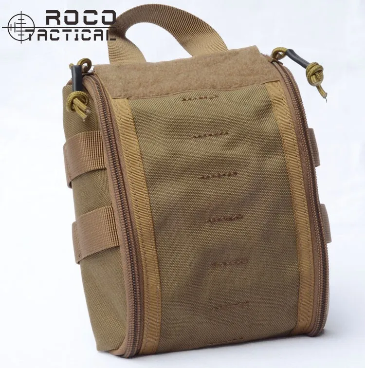 TAN ROCOTACTICAL Tactical MOLLE Rip-off EMT медицинская сумка для первой помощи EMT - Цвет: TAN
