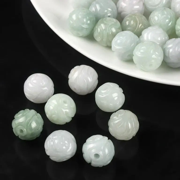 20 шт. китайские натуральные Jadeite резные монеты свободные бусины оптовая