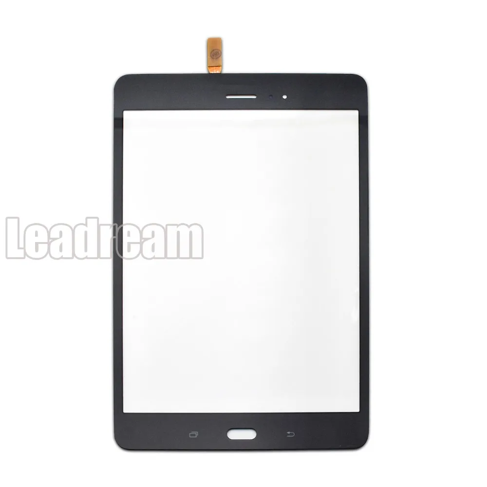 

50pcs/lot DHL For Samsung Galaxy Tab A 8.0 T350 T355 Touch Screen Digitizer Outer Panel Front Glass Sensor with Adhesive