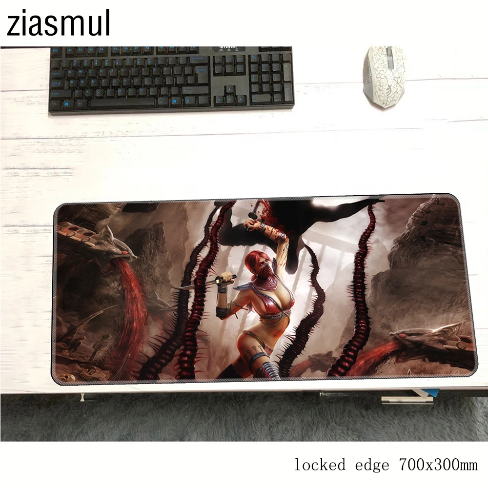 Коврик для мыши mortal kombat 700x300x2 мм игровой коврик персональный большой