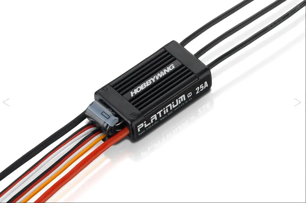 Бесщеточный электронный контроллер скорости Hobbywing Platinum 25A V4 ESC для