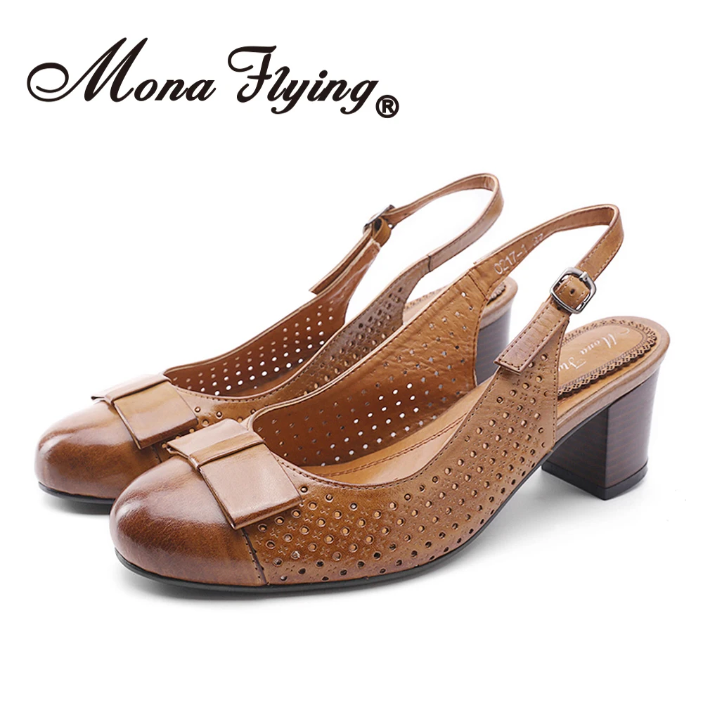 Mona Flying/сандалии из натуральной кожи с закрытым носком и ремешком на щиколотке; летняя повседневная обувь; 0217-1