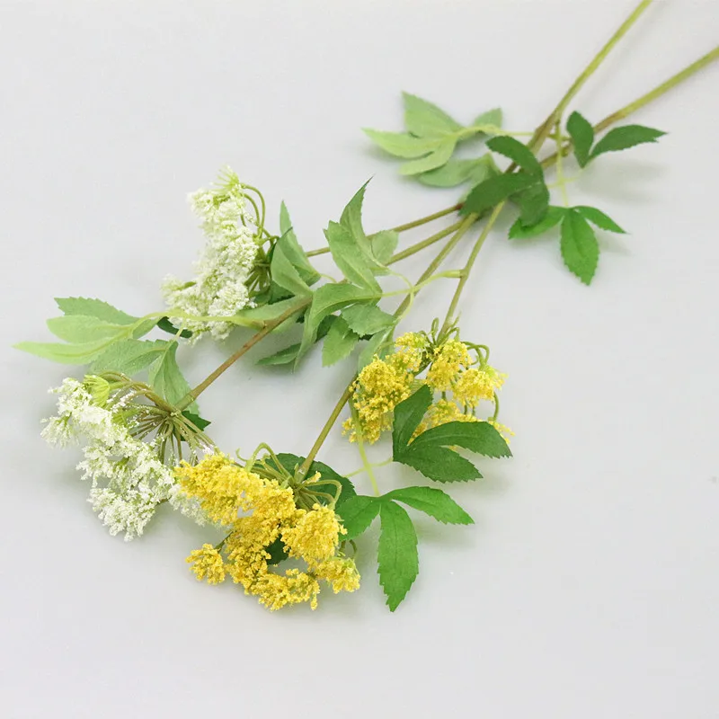 

Flone Artificial Flower Garden Simulation Green Plant Soft Loaded Flowers Imitation Lace Floral Wedding Home Office Party Decor