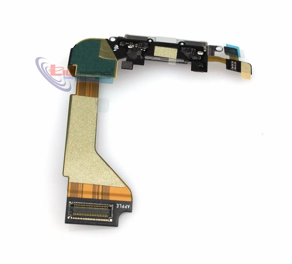 Зарядный гибкий кабель для iPhone 4 4S 5 6USB зарядное устройство порт док-станция с микрофоном гибкий кабель, сменные детали