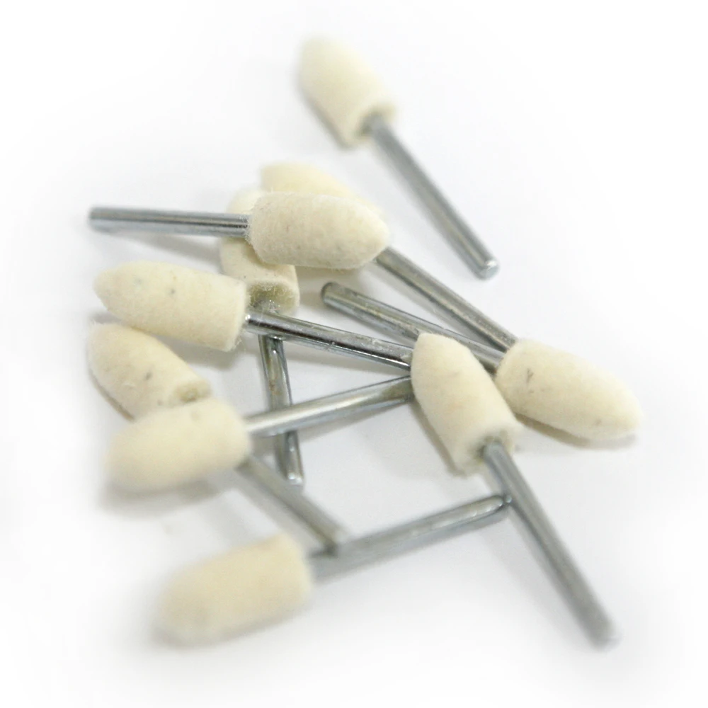 1 шт. 3 мм хвостовик пули Войлок Полировка роторные боры полировальные круги
