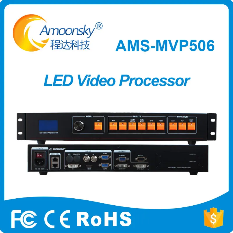

HD flexible led screen AMS-MVP506 led video display controller Work with TS802D for stage background led display big screen