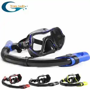 Профессиональная силиконовая маска для дайвинга YM370 + YS03