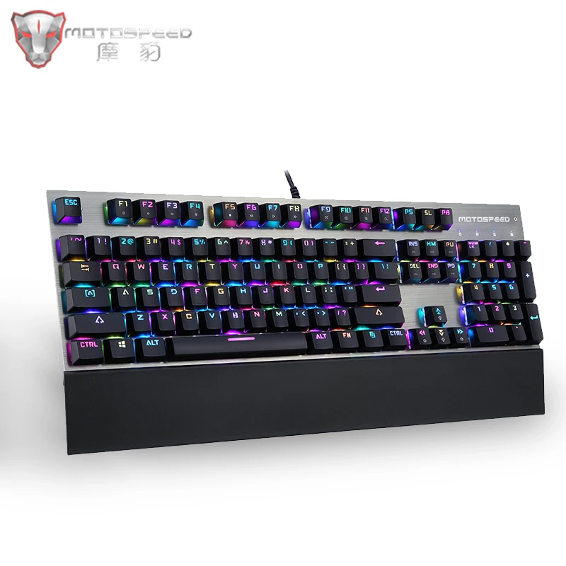 Серия Motospeed CK108 игровая механическая клавиатура RGB с подсветкой защита от