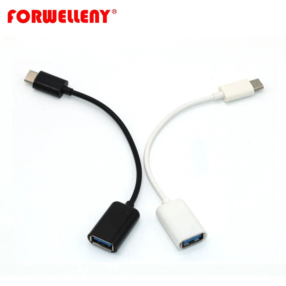 

Type C USB 3.1 to USB Plug OTG Data Adapter Cable For xiaomi LG oneplus huawei type c Phone MacBook
