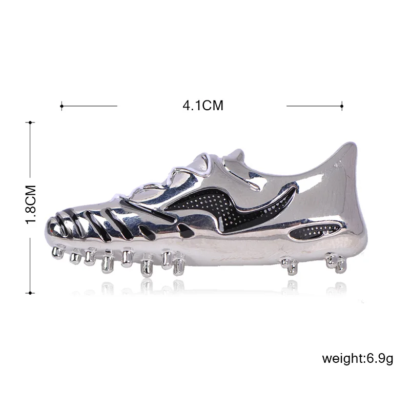 Blucome Классическая Беговая брошь для обуви золотого цвета аксессуары из сплава спортсмена мужской костюм