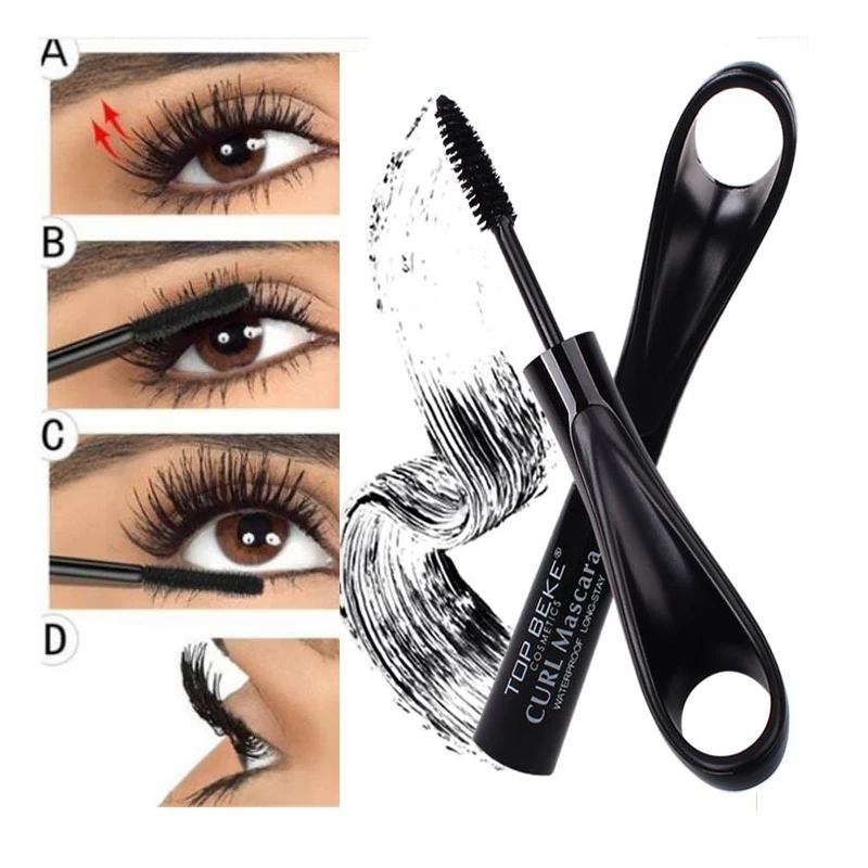 Натуральная тушь для завивки ресниц наращивания Толстая Удлиняющая водостойкая