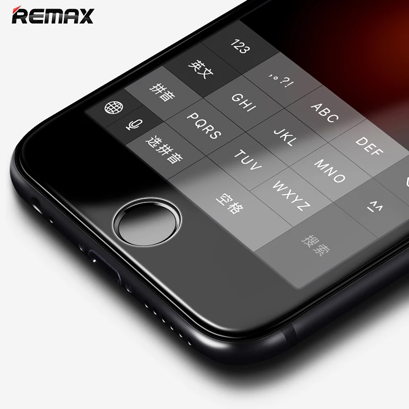 Remax полное покрытие Закаленное стекло Защитная пленка для экрана для Iphone 6 6s 6plus 6s plus 7 7plus 8 8plus X 9H защитное стекло 2 шт