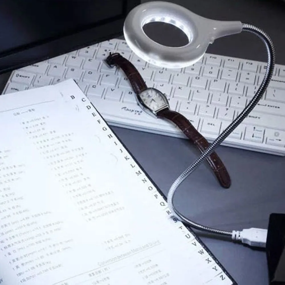 Портативный Яркий USB лампа ночник с переключателем 18 светодиодный гаджеты