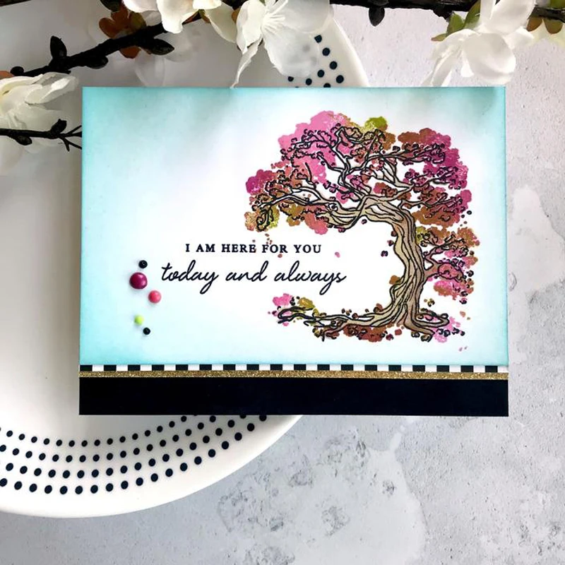 В моих мыслях прозрачный чистый силикон штамп/печать для DIY scrapbookingфото украшение для альбома карты делая прозрачные штампы 6X8in