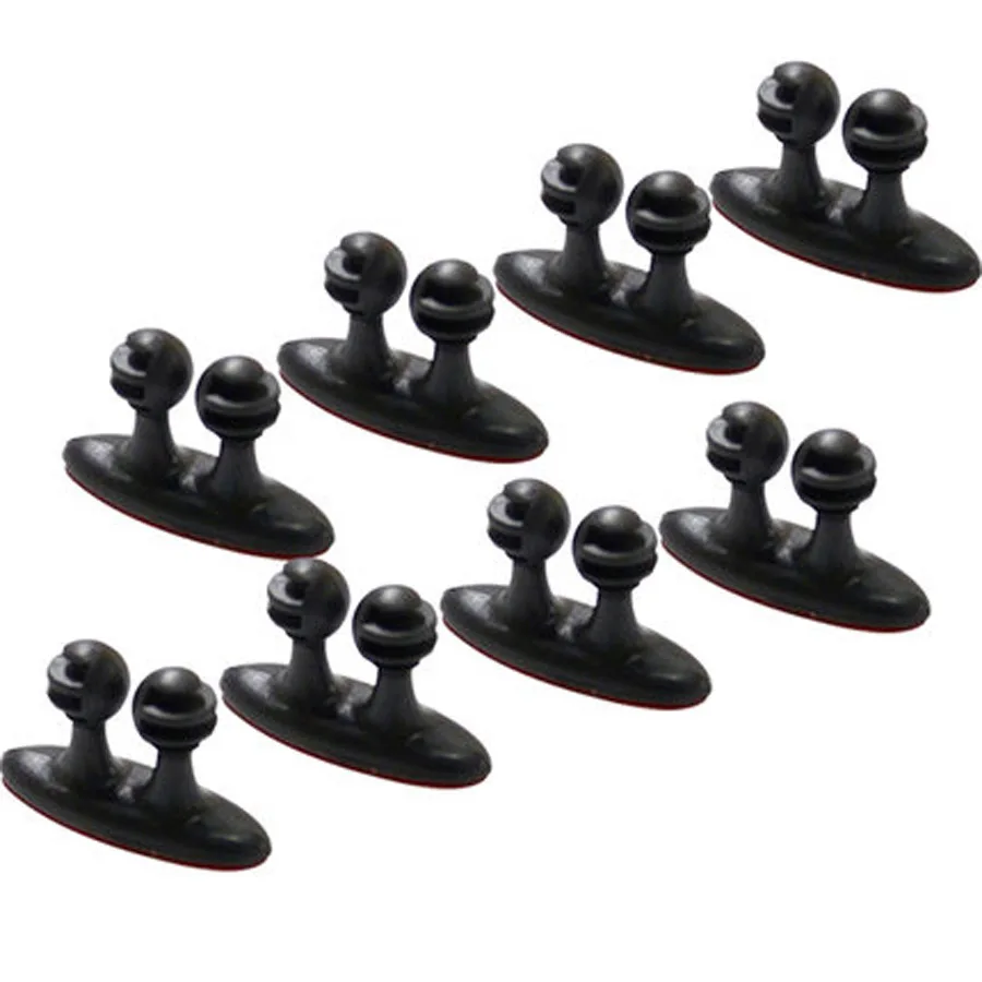 8Pcs/lot Car Interior Dashboard Navigation Wiring Line Cable Fixed Buckle Tie Clip Phone USB Assembly Auto Accessories | Автомобили и