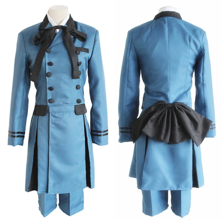 

(5 pics) Black Butler kuroshitsuji Ciel Phantomhive Cosplay Emboitement Sebasti Kuroshitsuji Aristocrat Cosplay Costume