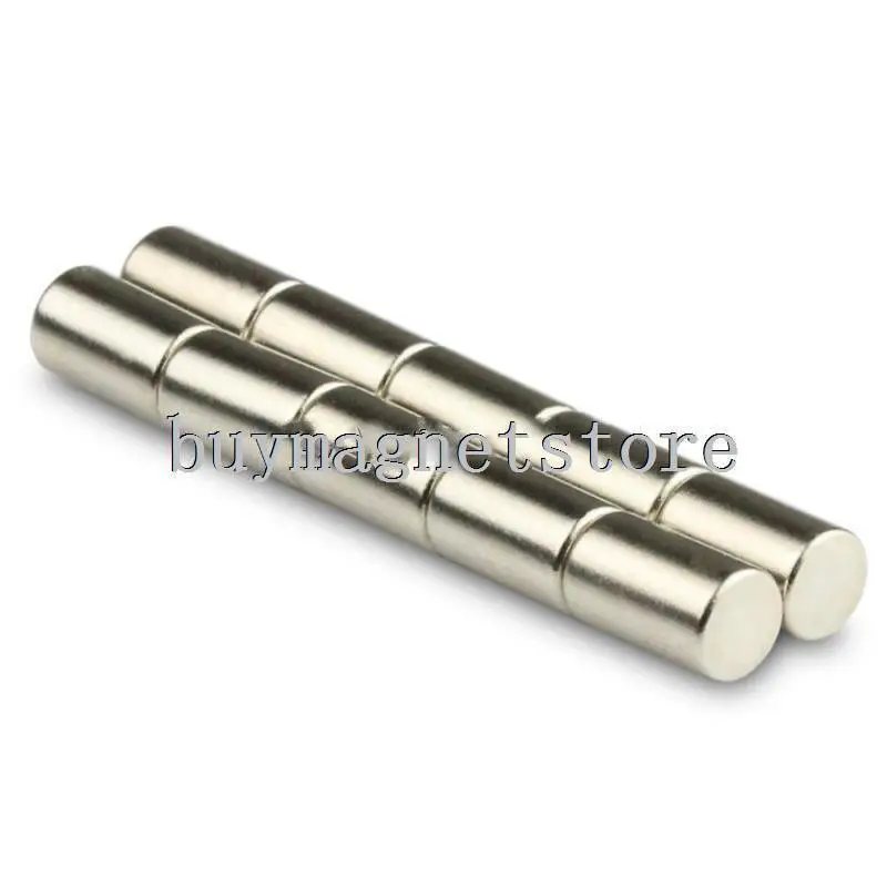 Фото 10pcs N35 Super Strong Round Disc Cylinder Magnets 6 x 10 mm Rare Earth Neodymium magnets Обустройство дома 10pcs N35 Super Strong Round Disc Cylinder Magnets 6 x 10 mm Rare Earth Neodymium magnets Обустройство дома