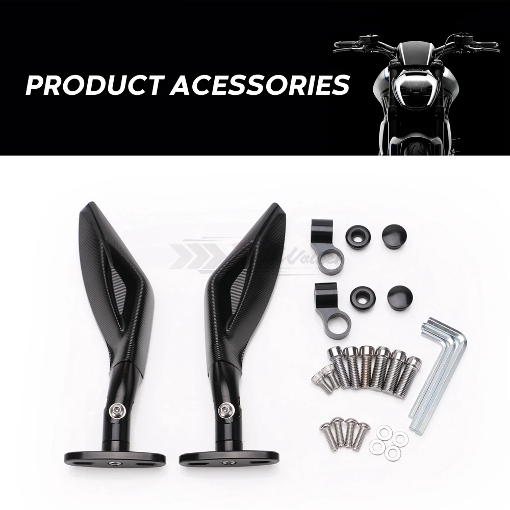 Универсальный мотоцикл зеркало заднего вида полный ЧПУ алюминий гонщик для Yamaha R3