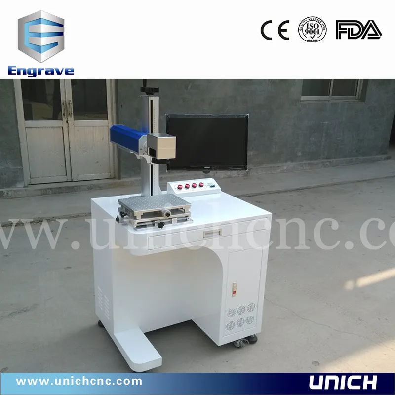 Unich горячий стиль волокна лазерной маркировки machine10w/волокна лазерный маркер|laser