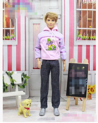

High quality Handsome New Casual Suits set Coat+trousers Clothes For BB 1:6 boyfriend Kem Doll BBI00218