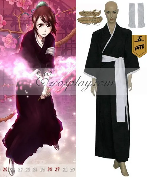 

Костюм для костюмированной вечеринки Bleach 5-го дивизиона, livet Hinamori Momo, E001
